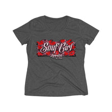 Load image into Gallery viewer, SoufGirl (Camo) Brick Women's Heather Wicking Tee