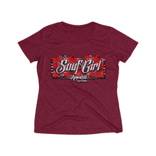 Load image into Gallery viewer, SoufGirl (Camo) Brick Women's Heather Wicking Tee