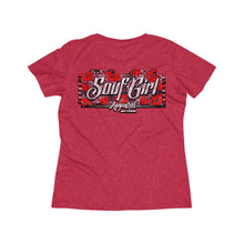 Load image into Gallery viewer, SoufGirl (Camo) Brick Women's Heather Wicking Tee