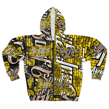 Load image into Gallery viewer, SoufGirl Apparel Camo Split Zip Hoodie (Yellow/Black)