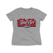 Load image into Gallery viewer, SoufGirl (Camo) Brick Women's Heather Wicking Tee