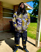 Load image into Gallery viewer, SoufGirl Apparel Camo Split Zip Hoodie (Yellow/Black)