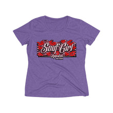 Load image into Gallery viewer, SoufGirl (Camo) Brick Women's Heather Wicking Tee