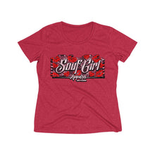 Load image into Gallery viewer, SoufGirl (Camo) Brick Women's Heather Wicking Tee
