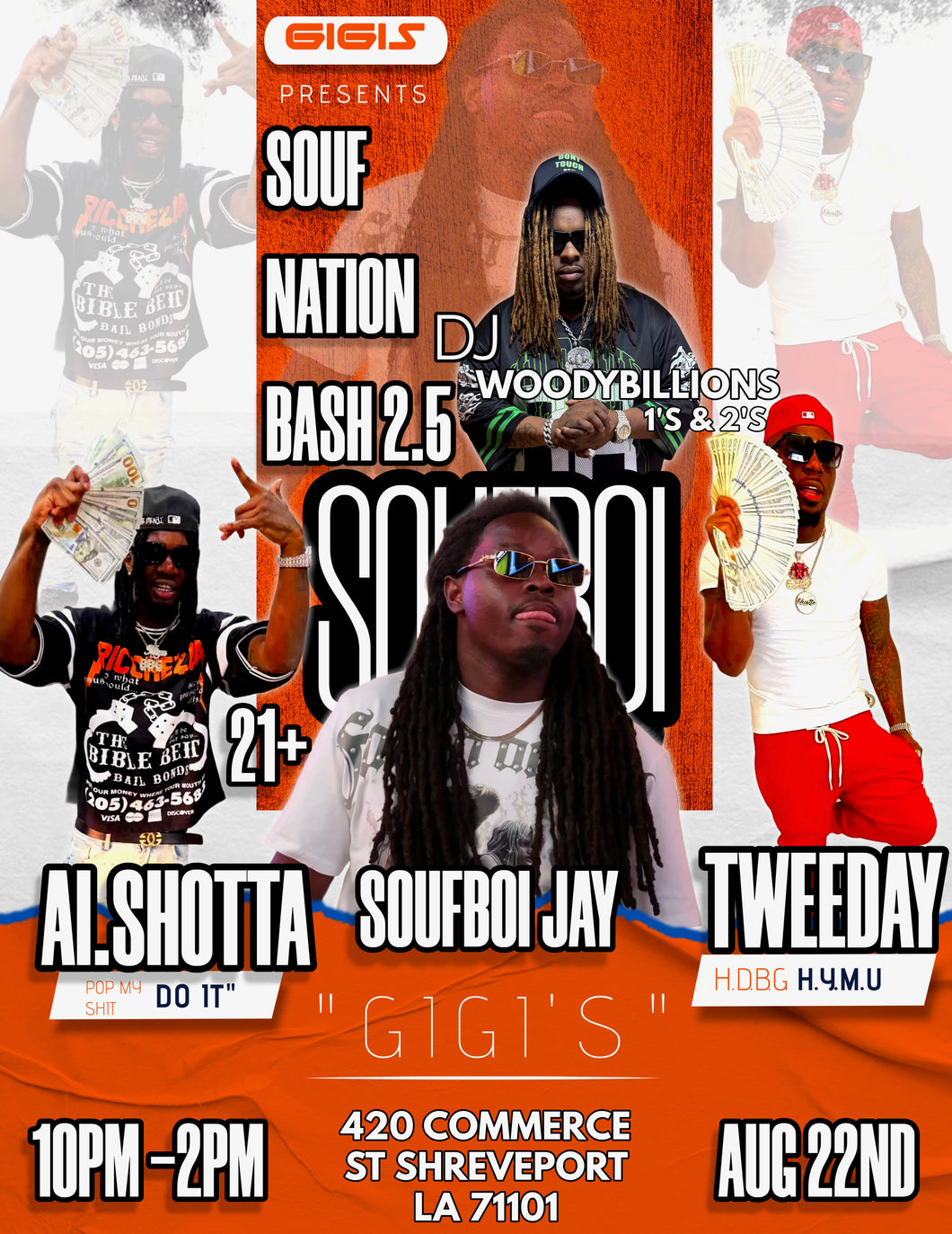 Souf Nation Bash 2.5 Pre Sale Ticket