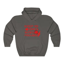 Load image into Gallery viewer, Keep YO eyes open all red hoodie
