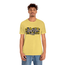 Load image into Gallery viewer, Camo Brick Soufgirl Apparel Tee ( Yellow/Black)
