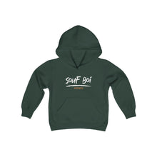 Load image into Gallery viewer, SoufBoi Kids Heavy Blend Hoodie (Original White)
