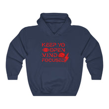 Load image into Gallery viewer, Keep YO eyes open all red hoodie
