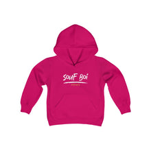 Load image into Gallery viewer, SoufBoi Kids Heavy Blend Hoodie (Original White)
