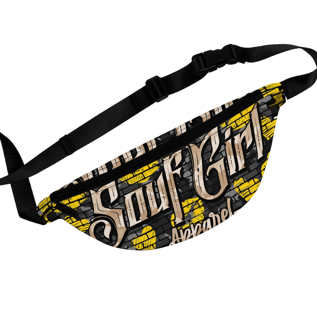 (Camo) Brick SoufGirl Fanny Pack (Yellow/Black)