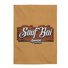 Load image into Gallery viewer, OG Brick Velveteen Plush Blanket (Brown)
