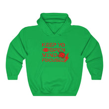 Load image into Gallery viewer, Keep YO eyes open all red hoodie
