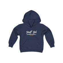 Load image into Gallery viewer, SoufBoi Kids Heavy Blend Hoodie (Original White)
