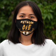 Load image into Gallery viewer, Network Or Die Fitted Mask (Orange )
