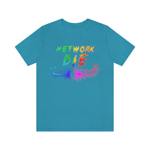 Load image into Gallery viewer, Network Or Die Tee (Rainbow/Split)
