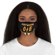 Load image into Gallery viewer, Network Or Die Fitted Mask (Orange )
