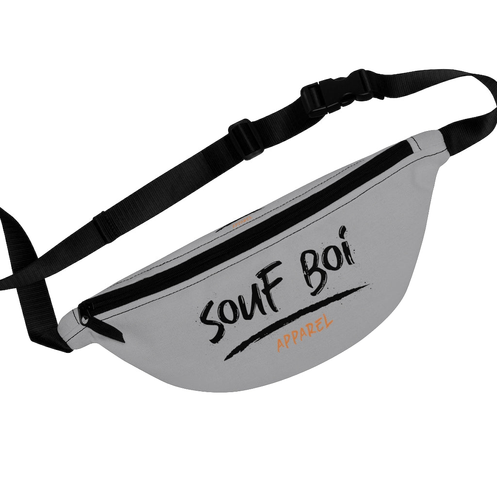 Soufboi Apparel (Original Black) Fanny Pack (Gray)