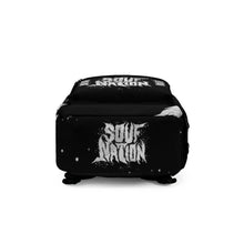 Load image into Gallery viewer, Black ``Souf Nation`` Backpack (Invisa Camo)
