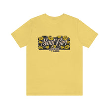 Load image into Gallery viewer, Camo Brick Soufgirl Apparel Tee ( Yellow/Black)
