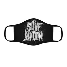 Load image into Gallery viewer, souf nation s1 (invisa camo) Fitted mask black
