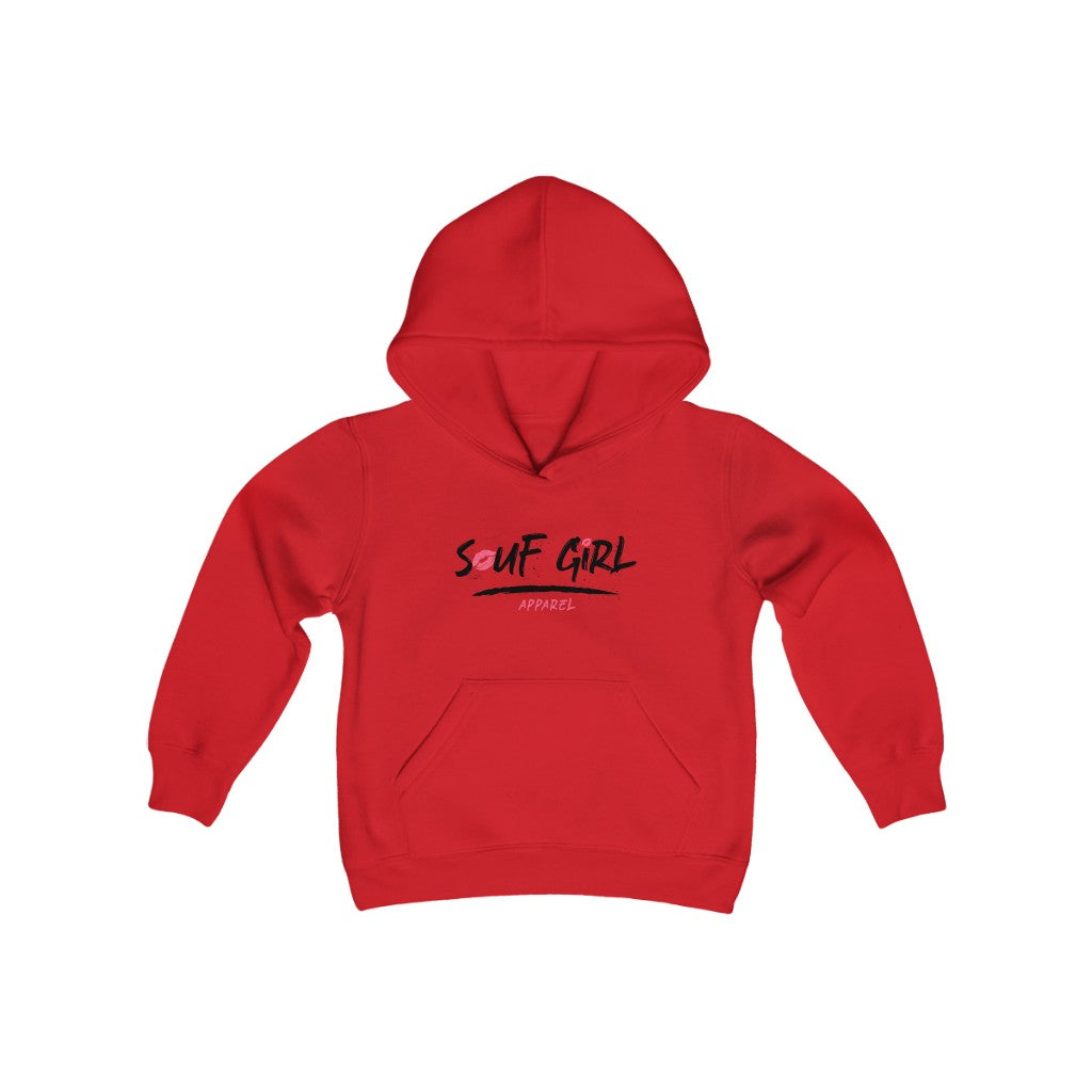SoufGirl Kids Heavy Blend Hoodie (Original Black)
