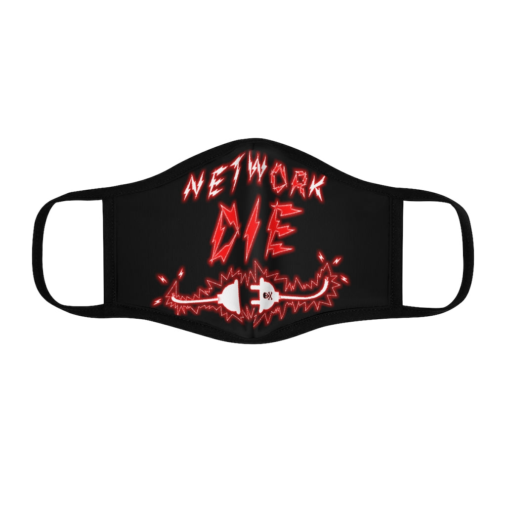 Network Or Die Fitted Mask (All Red)