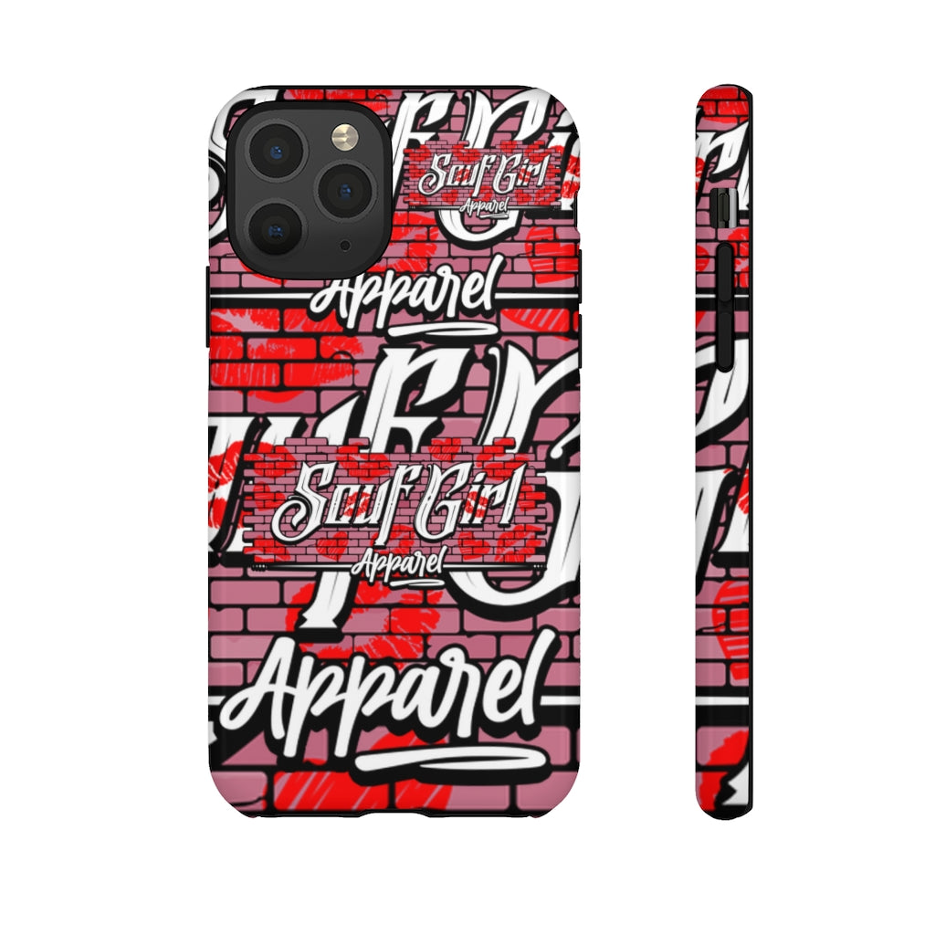 (Brick) SoufGirl Apparel  Tough Phone Case (Red)