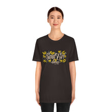 Load image into Gallery viewer, Camo Brick Soufgirl Apparel Tee ( Yellow/Black)
