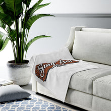 Load image into Gallery viewer, OG Brick Velveteen Plush Blanket (White) 30 X 40
