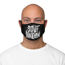 Load image into Gallery viewer, souf nation s1 (invisa camo) Fitted mask black
