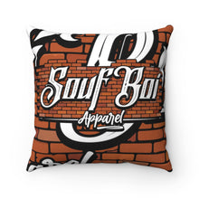 Load image into Gallery viewer, OG Brick Soufboi Apparel Spun Polyester Square Pillow
