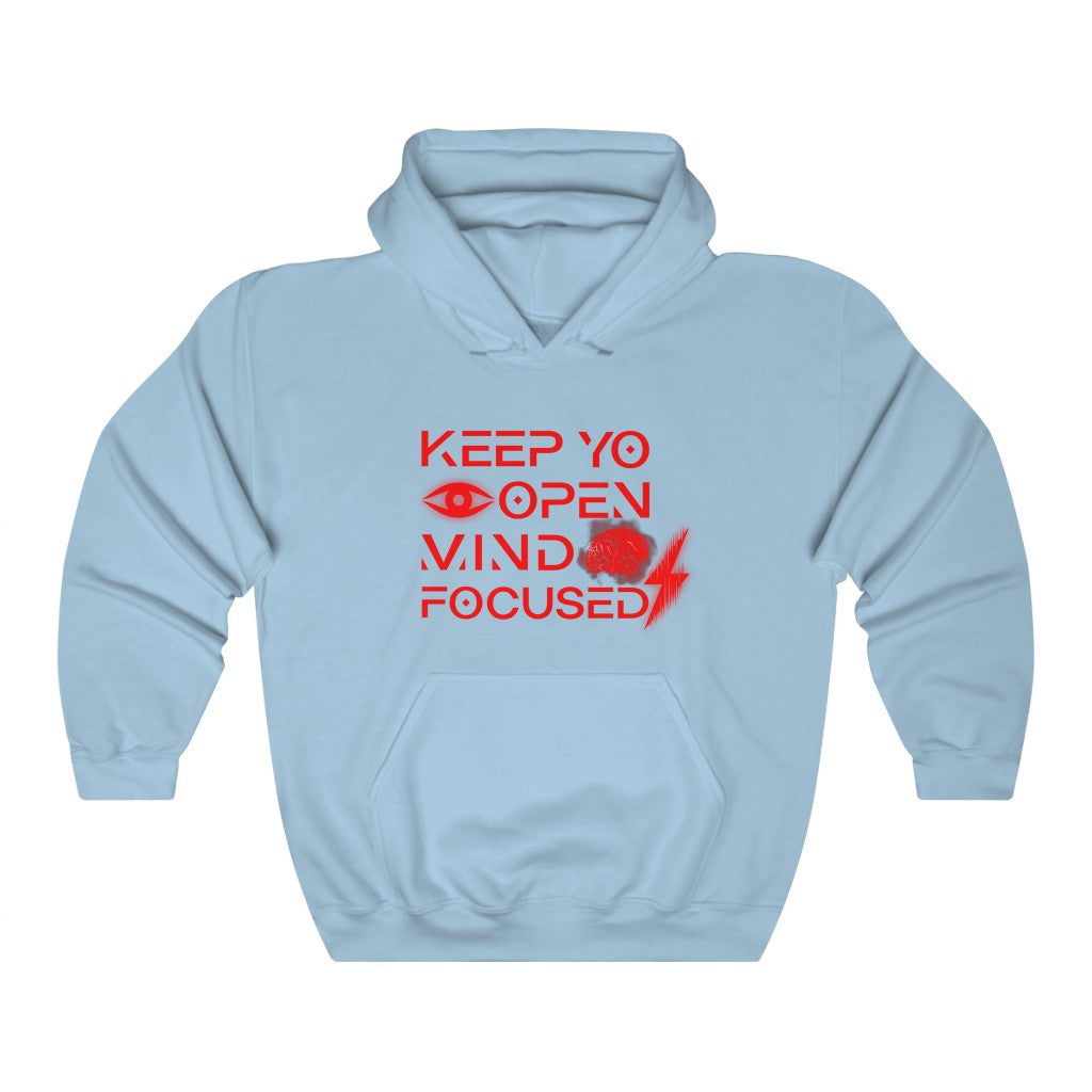 Keep YO eyes open all red hoodie