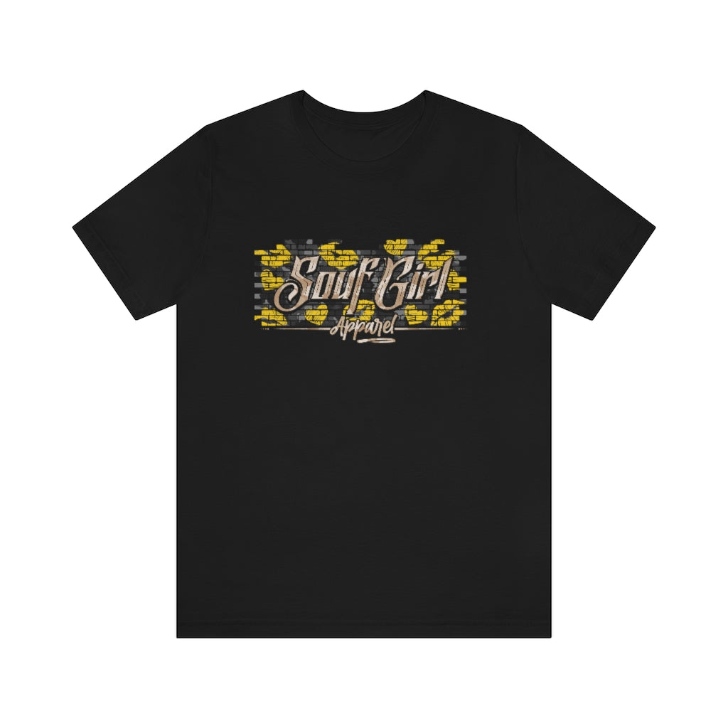 Camo Brick Soufgirl Apparel Tee ( Yellow/Black)