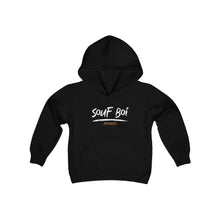 Load image into Gallery viewer, SoufBoi Kids Heavy Blend Hoodie (Original White)
