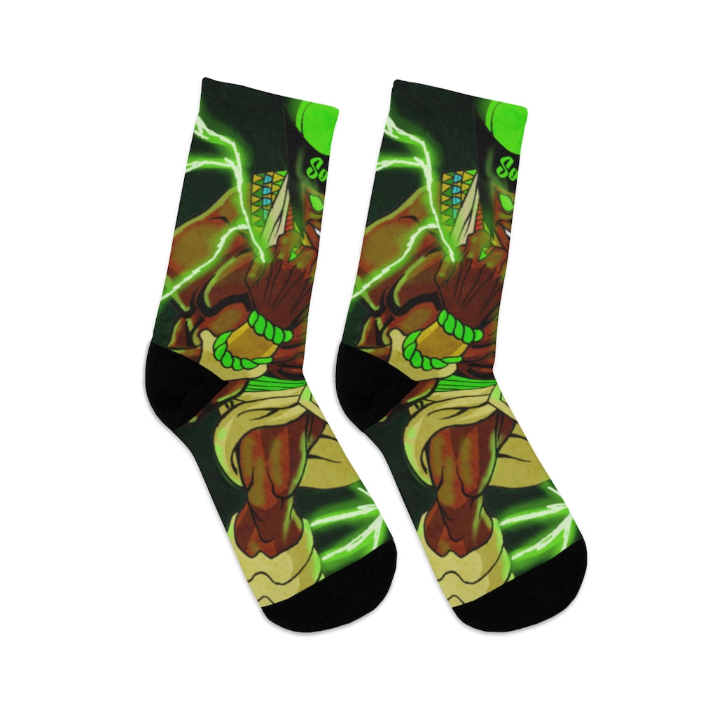 Green Souf Reacher (All Over) Socks