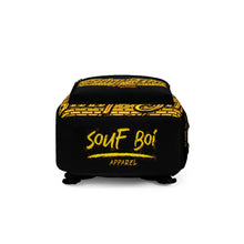 Load image into Gallery viewer, Soufboi Apparel Gold Member ( W. Brick) Backpack
