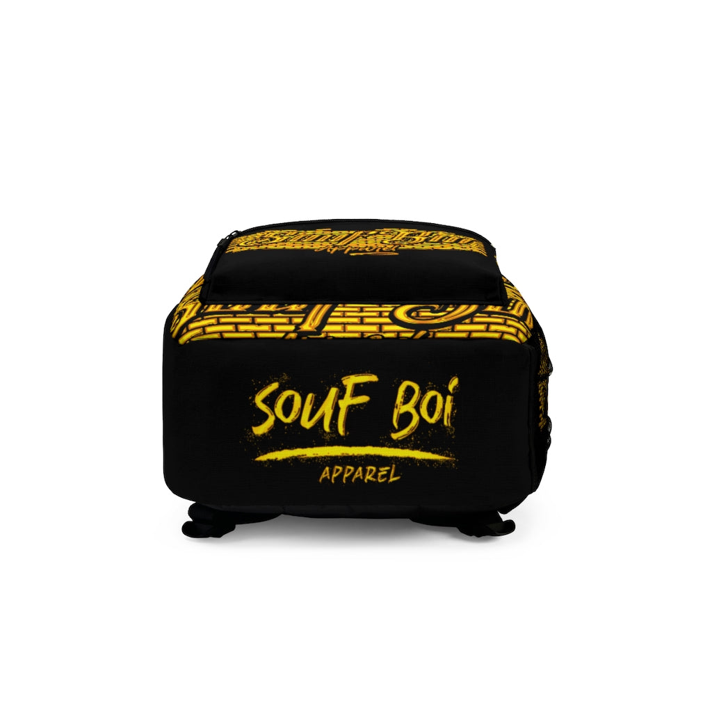 Soufboi Apparel Gold Member ( W. Brick) Backpack