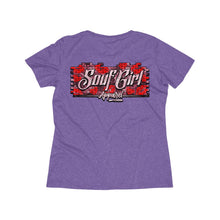 Load image into Gallery viewer, SoufGirl (Camo) Brick Women&#39;s Heather Wicking Tee
