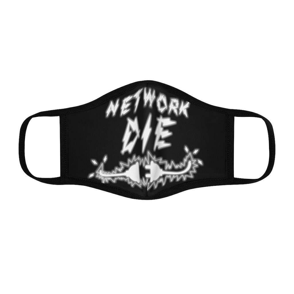 Network Or Die Fitted Mask (All White)
