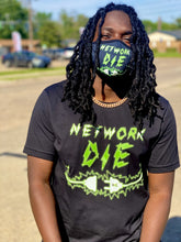 Load image into Gallery viewer, Network Or Die Tee (All Green)
